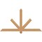 Ekena Millwork Kennewick Timber Gable Bracket, Western Red Cedar, 60"W x 32"H x 3 1/2"D x 3 1/2"F, 13/12 Pitch GBW060X32X0404KEN00SWR - alternate 1